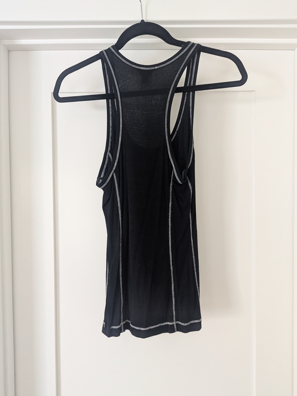 90s 2000s bebe Rhinestone Racerback Tank Top - Picture 2 of 2